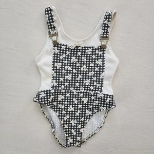 Vintage Gitano Gingham Floral Bodysuit 5t/6